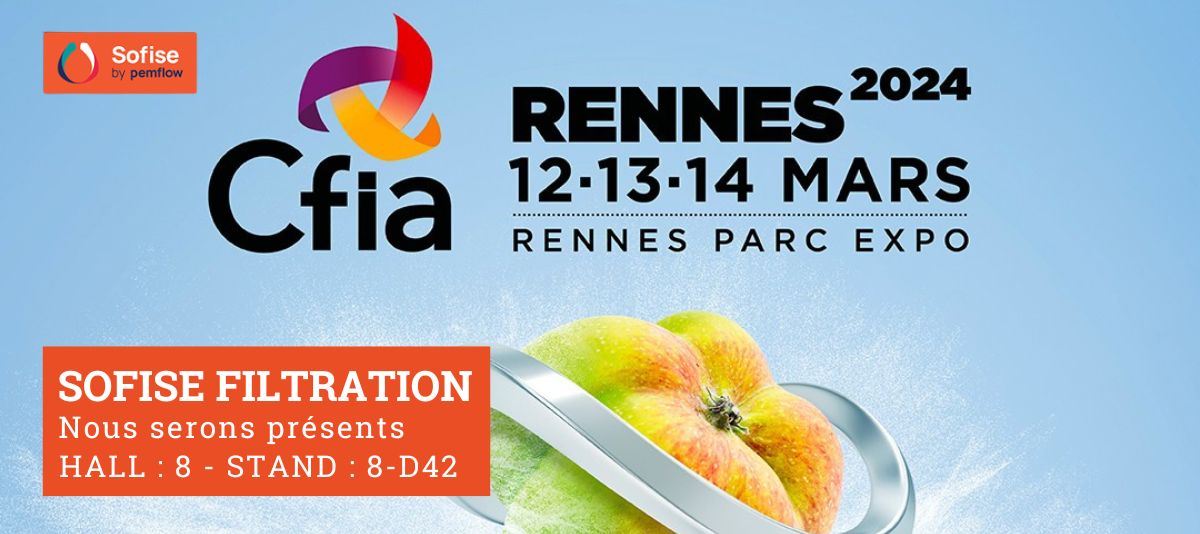 Sofise by Pemflow sera present au prochain Carrefour des Fournisseurs de l’Industrie Agroalimentaire - CFIA 2024 – RENNES