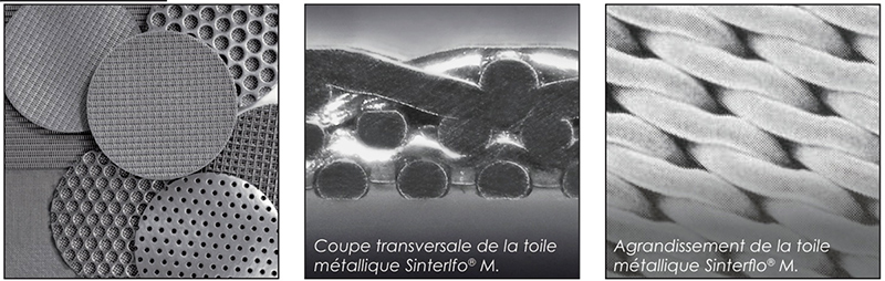 Caractéristiquesfiltres metalliques